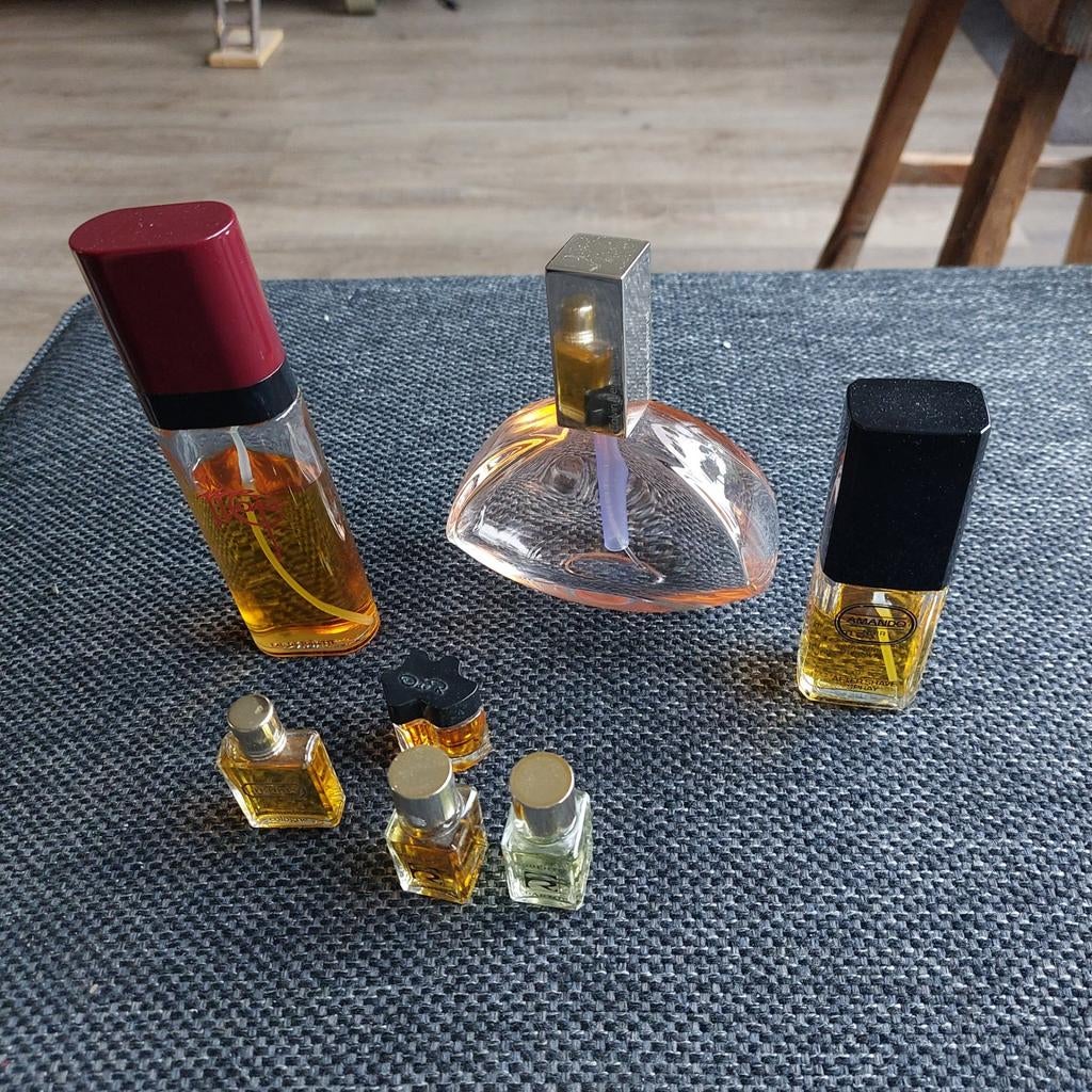 Vintage parfumflesjes - diverse merken, Ophalen of Verzenden, Gebruikt