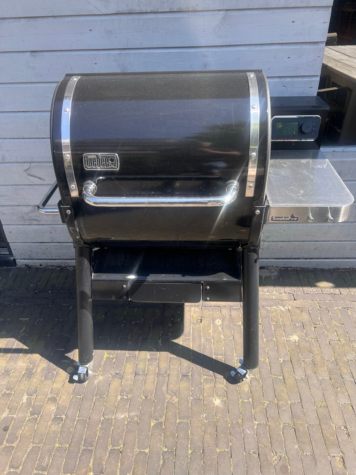 Weber SmokeFire EX4 GBS Pellet BBQ, Tuin en Terras, Elektrische barbecues, Ophalen, Gebruikt