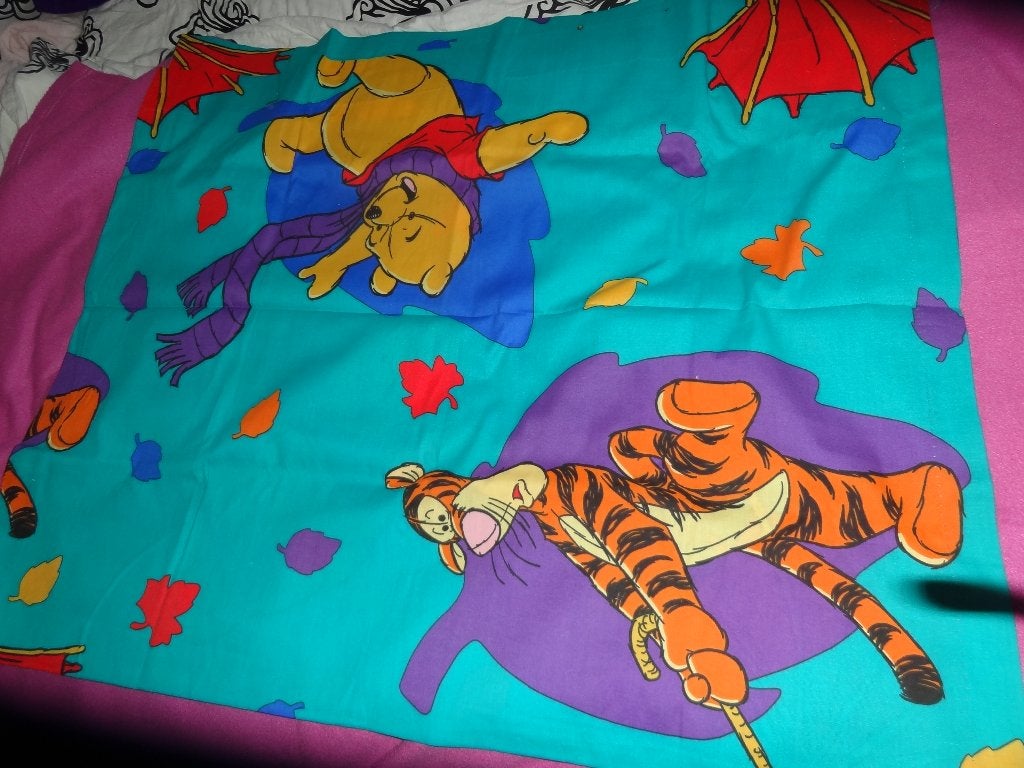gordijn van Winnie the pooh., Ophalen of Verzenden, Winnie de Poeh of vrienden, Zo goed als nieuw, Kleding of Textiel