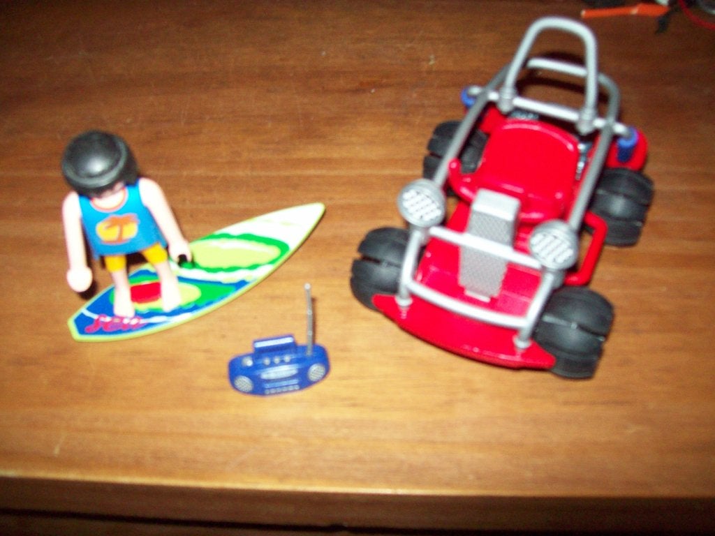 Playmobil 4863: Buggy met surfer en radio (zgan), Ophalen of Verzenden, Zo goed als nieuw