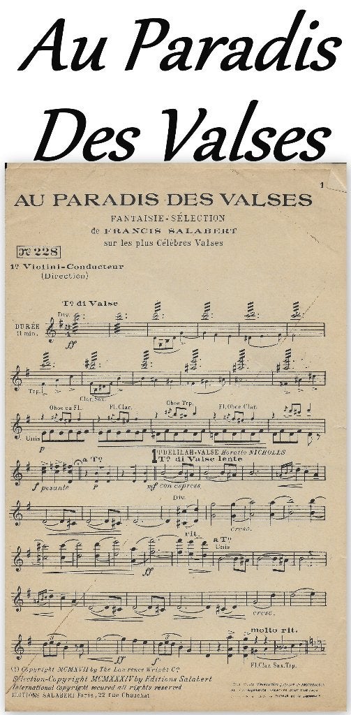 Mu272 bladmuziek au paradis des valses ( viool ), Muziek en Instrumenten, Bladmuziek, Ophalen of Verzenden, Gebruikt, Artiest of Componist