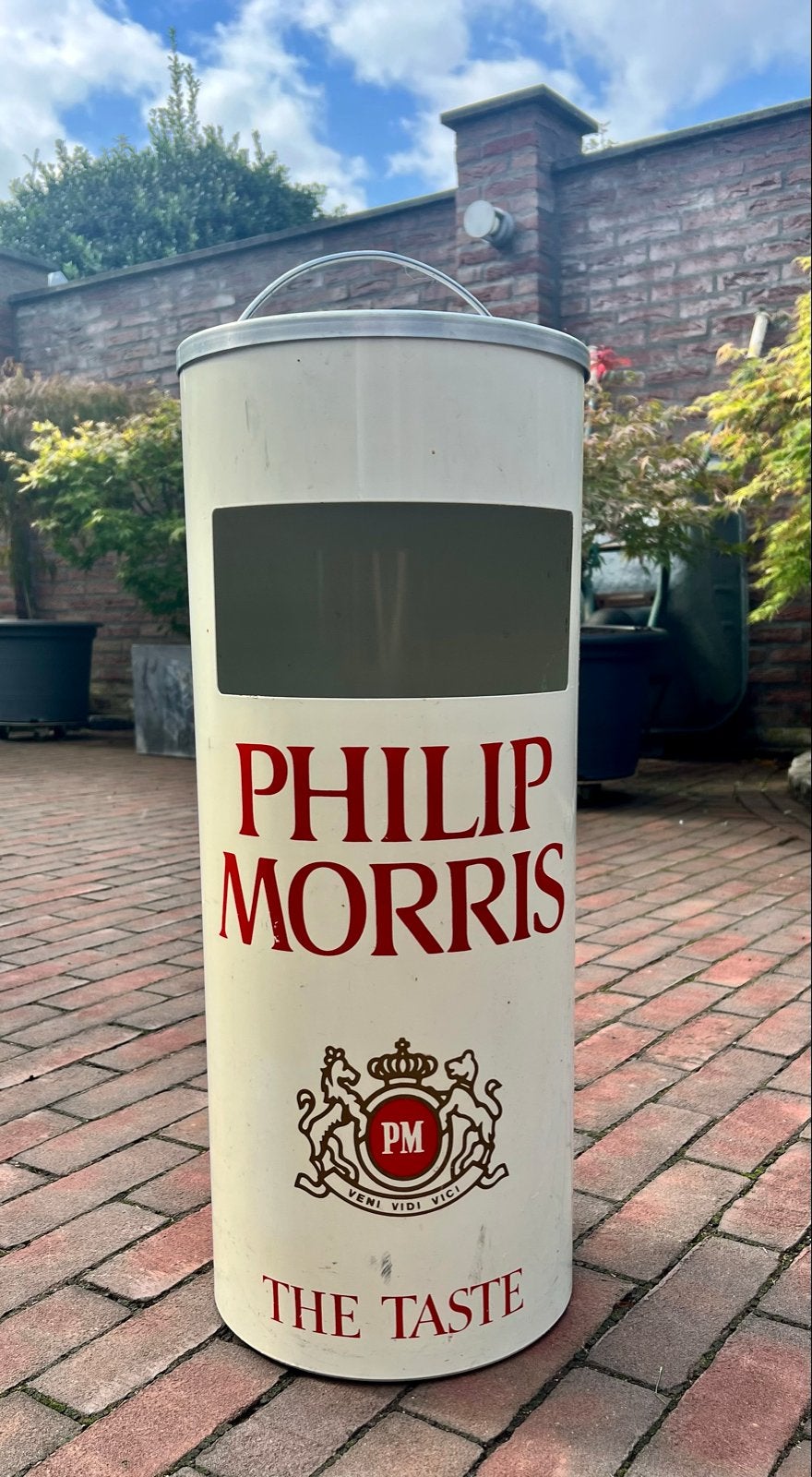 Grote Philip Morris Asbak - Vliegveld Stijl, Verzamelen, Ophalen of Verzenden, Gebruikt, Asbak