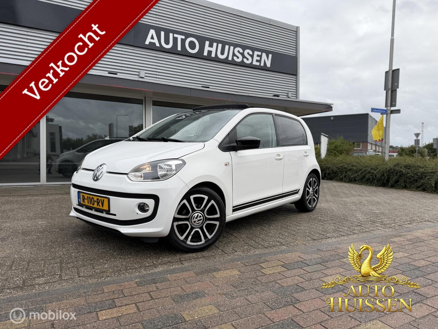 Volkswagen Up! 1.0 move up! BlueMotion Cup Pano Cruise Airco, Auto's, Voorwielaandrijving, Euro 5, Gebruikt, Up!