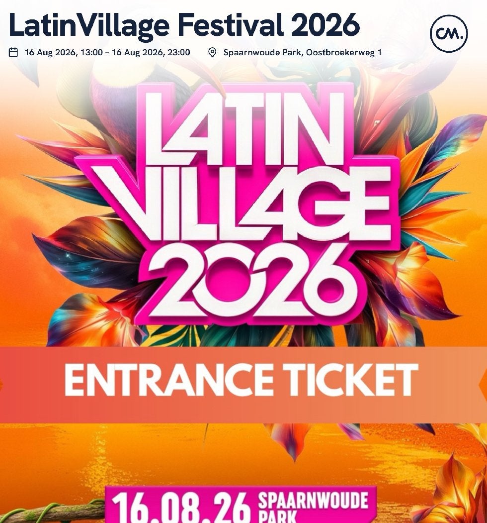 Latin Village 2 kaarten €50 ps, Twee personen