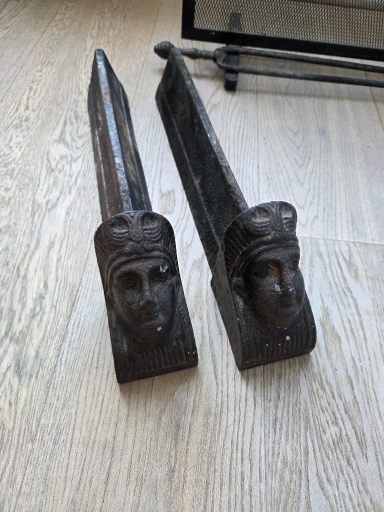 Haardbokken / Haardstel houder, Ophalen, Gebruikt, Vrijstaande haard, Houthaard