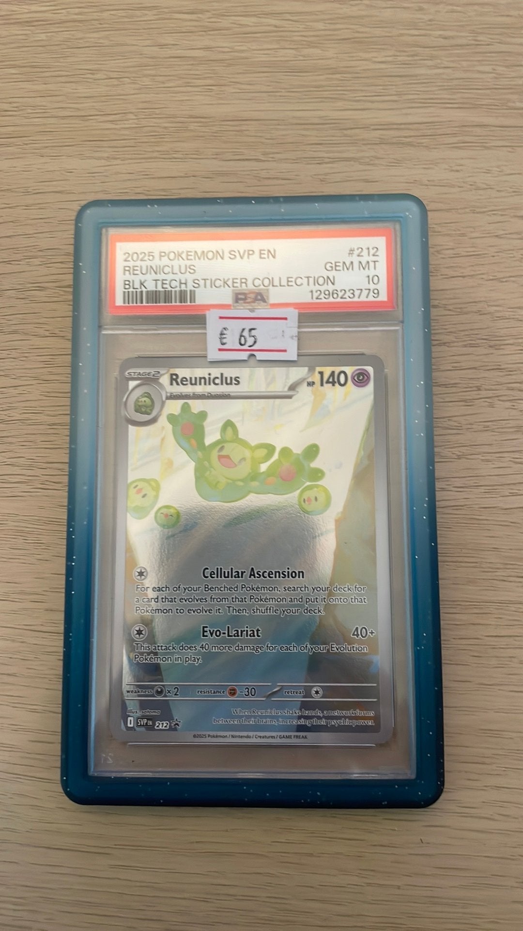 Reuniclus Promo PSA 10, Ophalen of Verzenden, Zo goed als nieuw