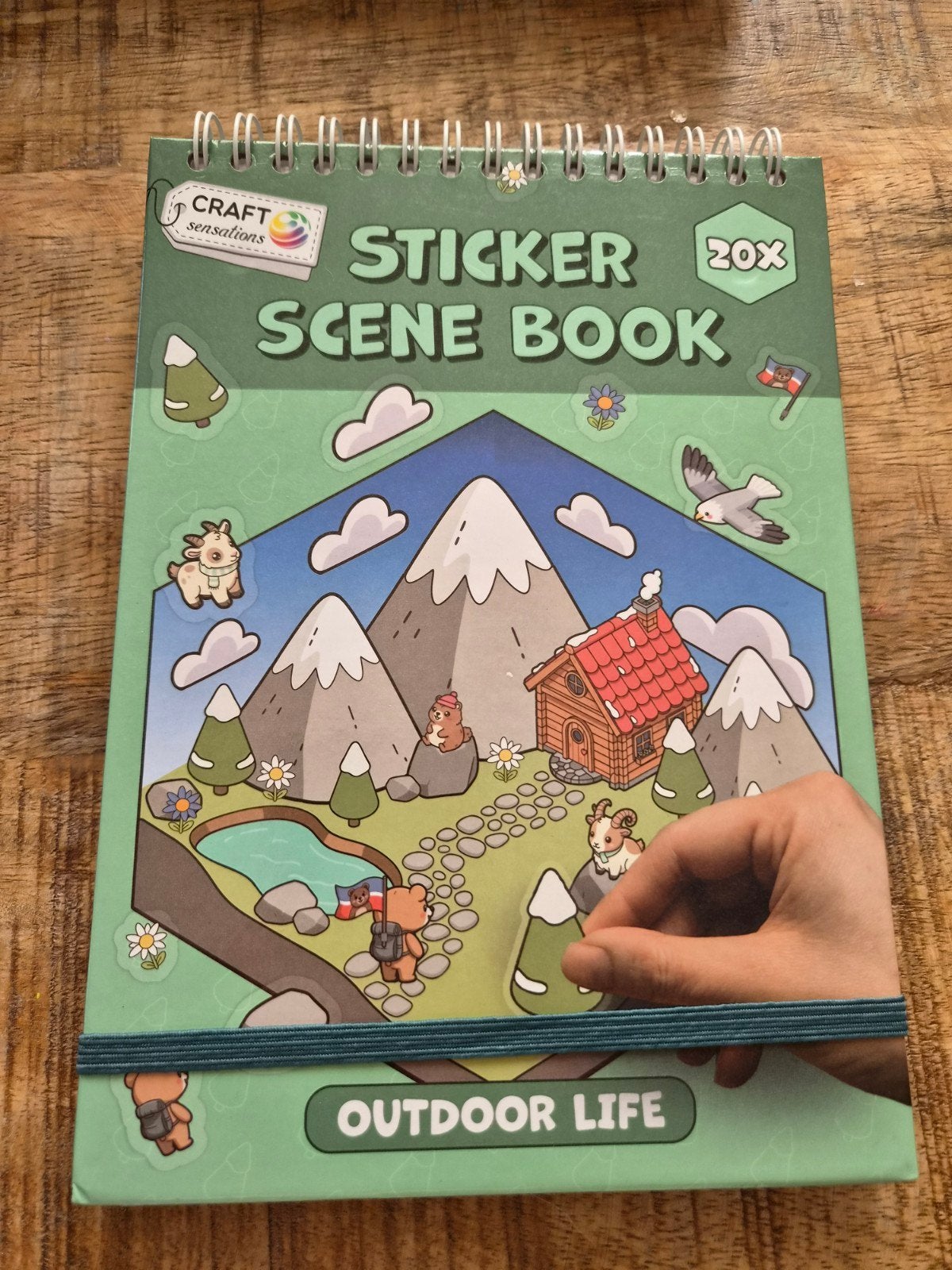 Craft Sensations Sticker Book Outdoor Life, Ophalen of Verzenden, Nieuw, Stickers en Plaatjes