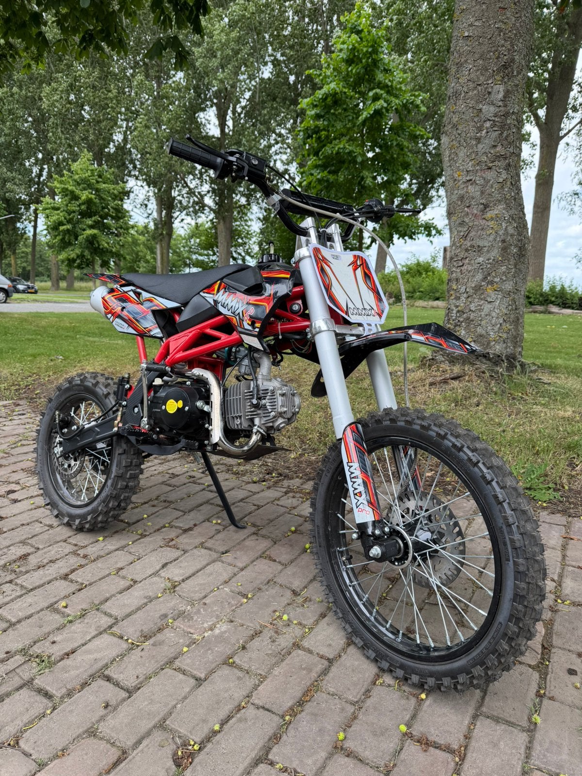 MMX Sky pro 125cc crossmotor, Ophalen, Zo goed als nieuw, Pitbike