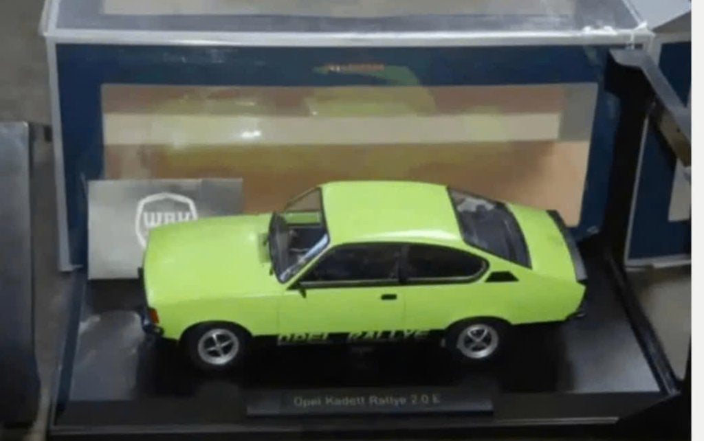1:18 OPEL KADETT RALLYE 2.0 mintgroen Norev 183653 WRH, Hobby en Vrije tijd, Verzenden, Zo goed als nieuw, Auto, Norev