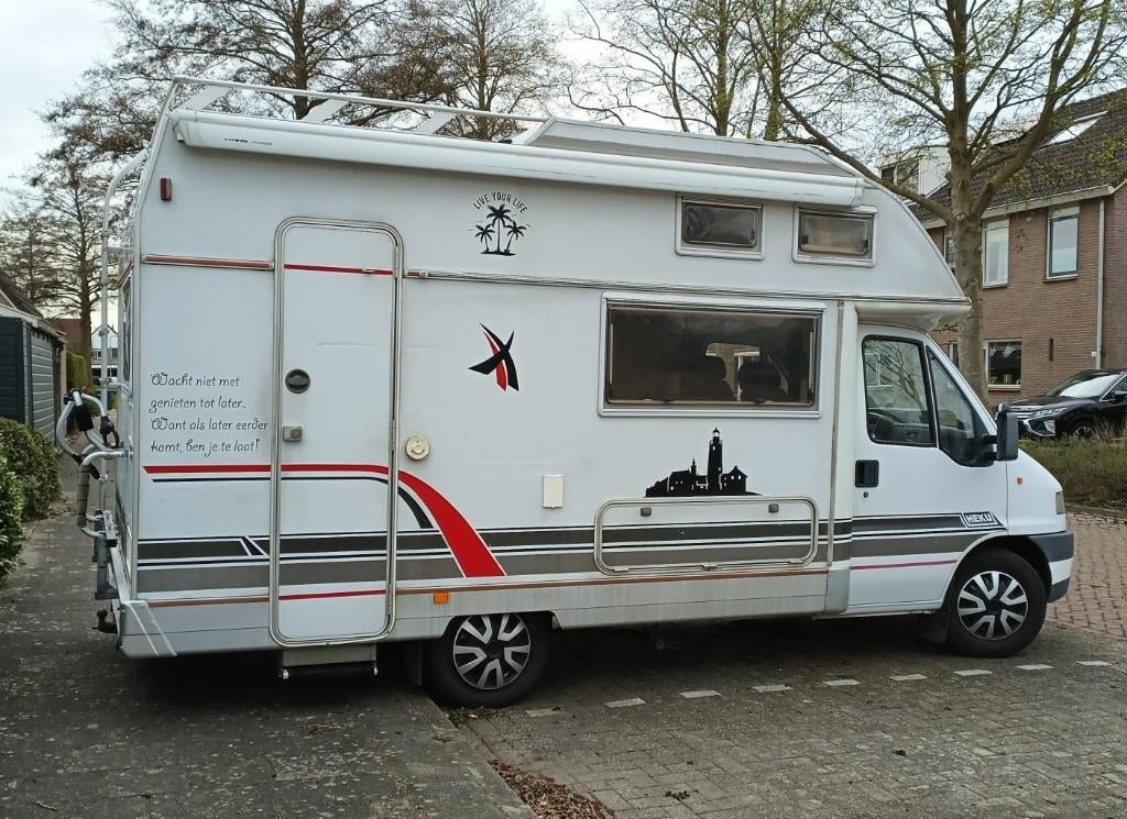 Fiat Ducato 2.5D Heku Compacte sterke camper met trekhaak., Caravans en Kamperen, Campers, Particulier, tot en met 4, Half-integraal