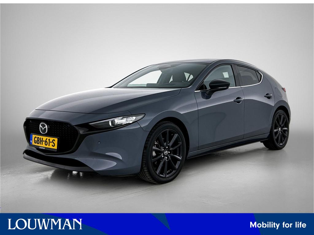 Mazda 3 2.0 e-SkyActiv-G M Hybrid 150 Homura | Carplay | Cam, Auto's, Mazda, Voorwielaandrijving, Stof, Gebruikt, 4 cilinders