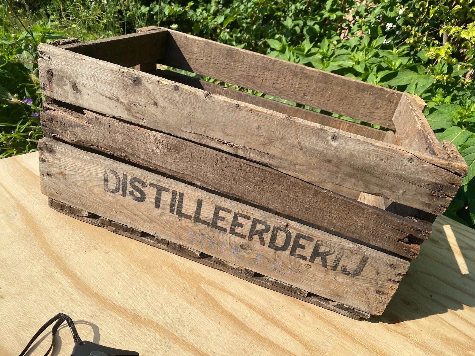 Gulpener decoratie/tuin kist, zware kwaliteit, Ophalen, Zo goed als nieuw, 50 tot 100 cm, Minder dan 50 cm