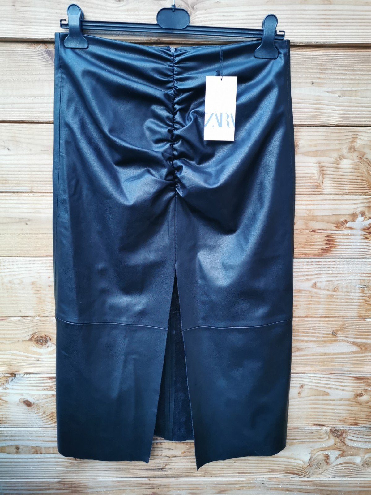 ZARA rok in leerlook mt. M, Maat 38/40 (M), Verzenden, Nieuw, Onder de knie