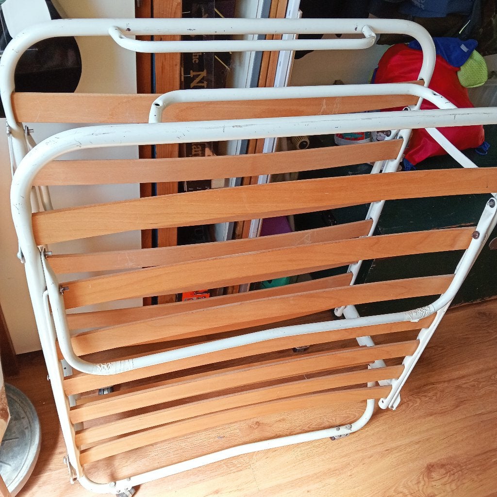logeerbed/ inklapbaar, Ophalen, Eenpersoons, Wit, 190 cm of minder