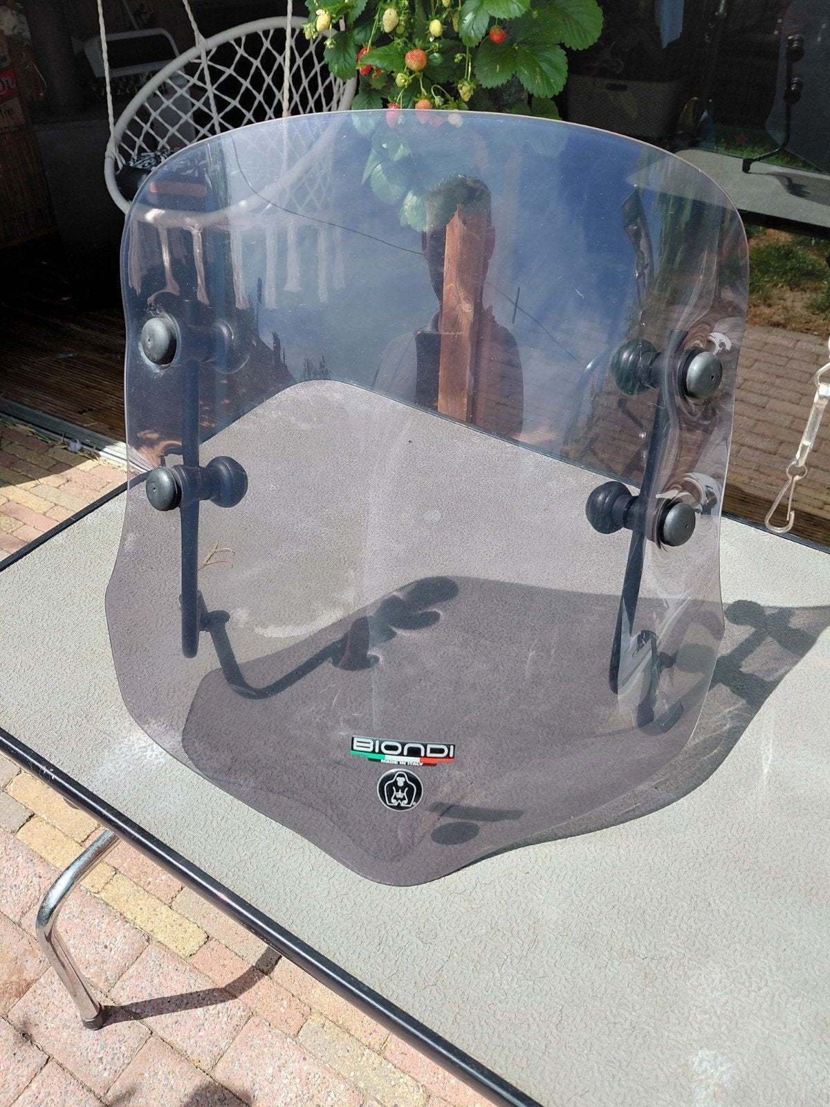 Biondi windscherm voor scooter/motor, Ophalen of Verzenden, Gebruikt