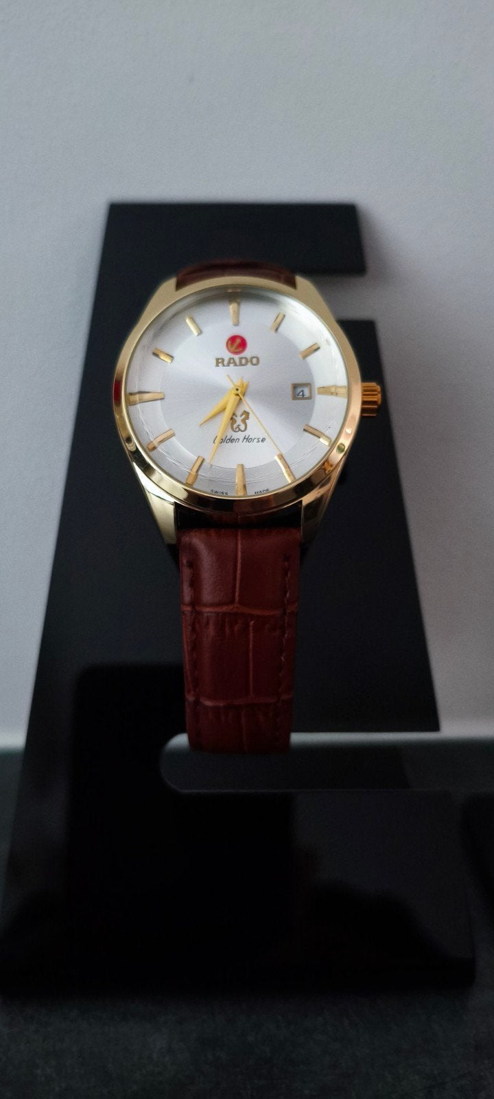 Tijdloze Elegantie: Rado Golden Horse Automatic (Swiss Made), Overige merken, Overige materialen, Met bandje, Polshorloge