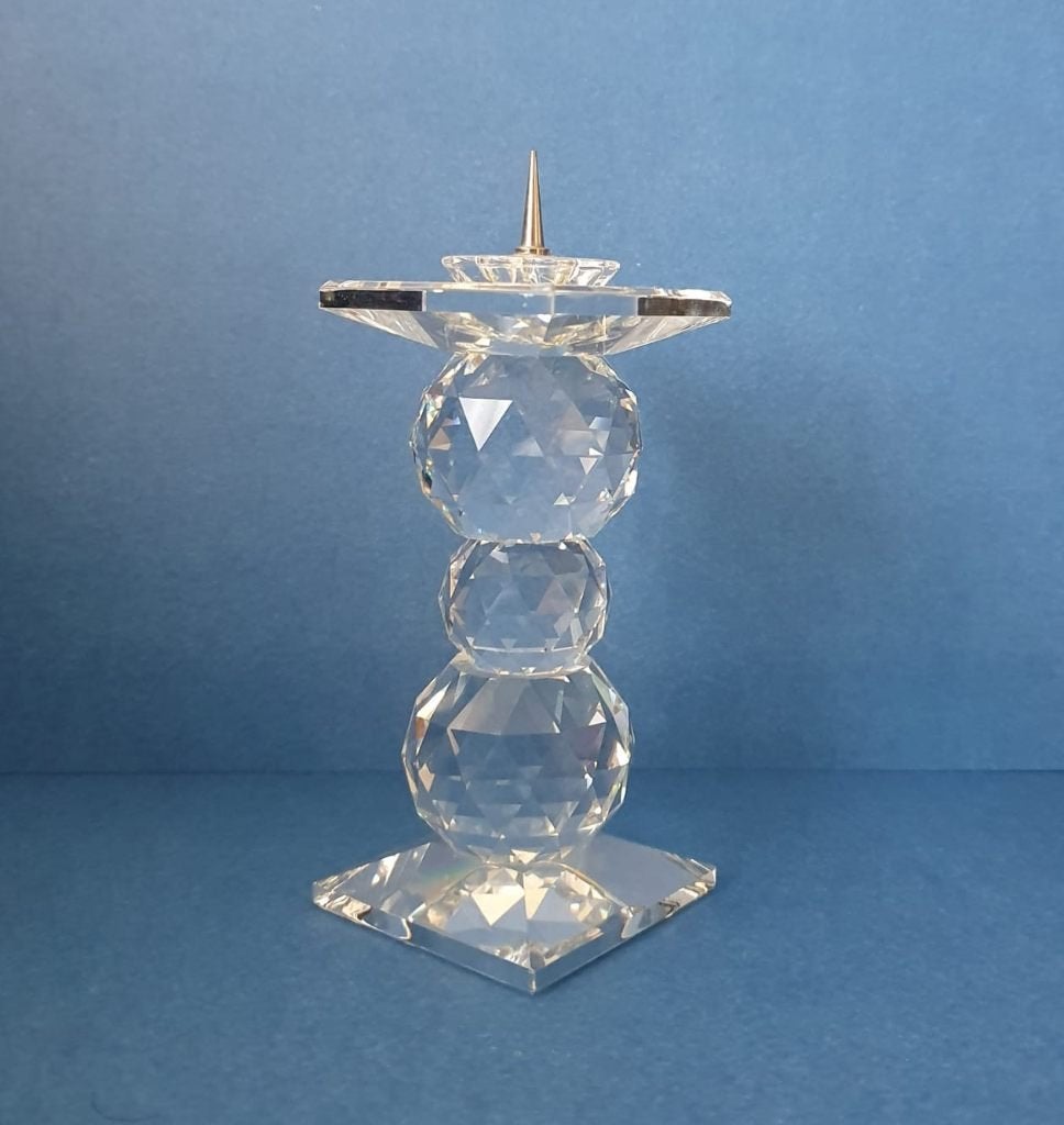 Swarovski enkele kristallen kandelaar, Verzamelen, Swarovski, Ophalen, Zo goed als nieuw, Overige typen
