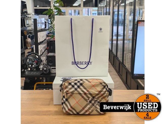 Burberry Small Check Crossbody Bag - Nette Staat, Burberry, Zo goed als nieuw, https://www.burberry.com/contact-us/, Horseferry House, Horseferry Road, London SW1P 2AW, Verenigd Koninkrijk
