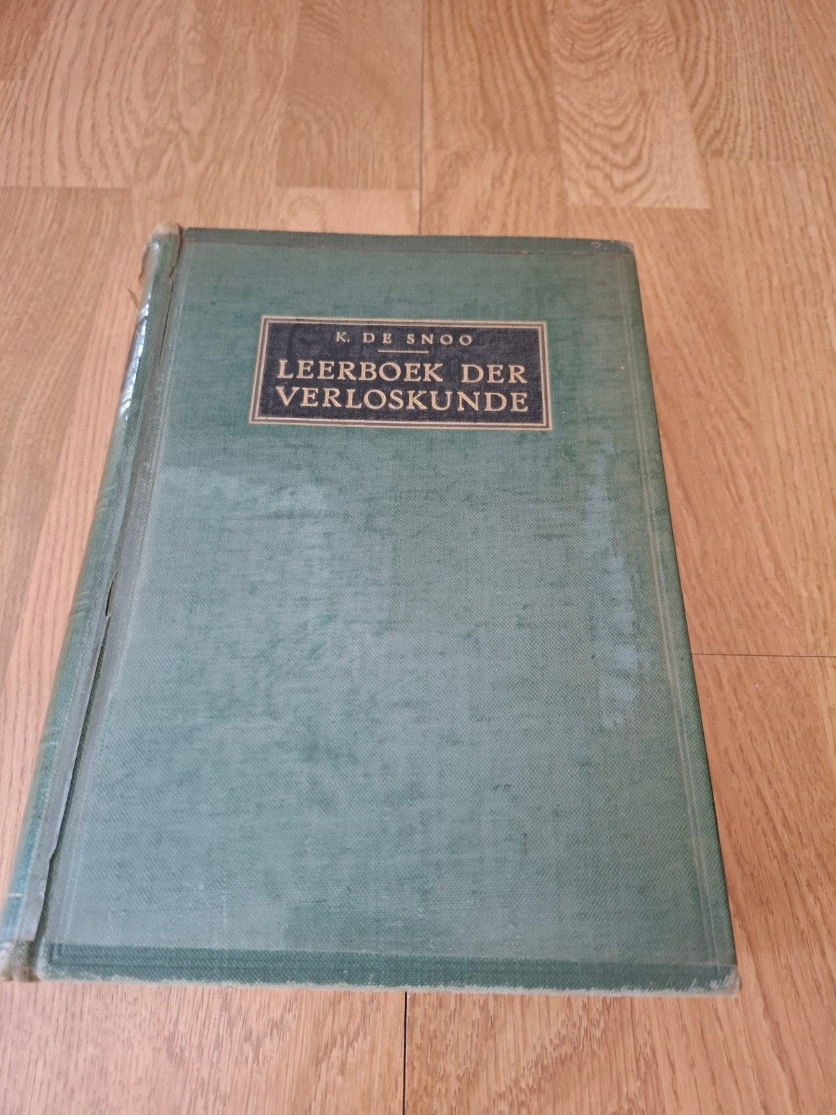 K. De Snoo  -  Leerboek der Verloskunde 1949, Gelezen, Ophalen of Verzenden, K de Snoo, Natuurwetenschap