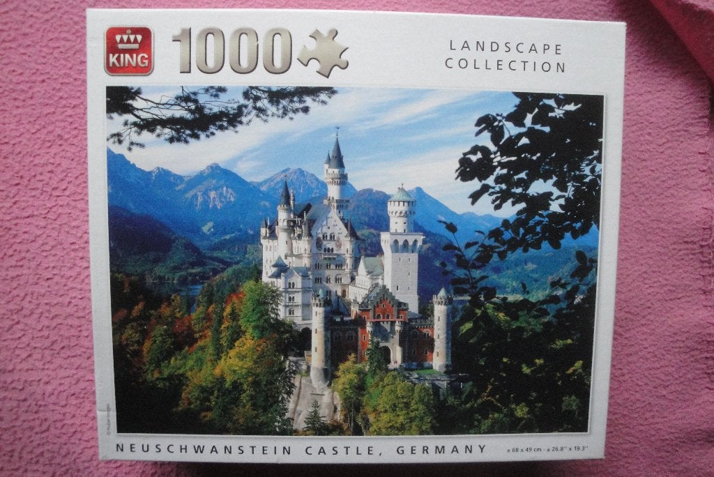 KING LANDSCAPE COLLECTION PUZZLE 1.000 stukjes 2,50euro, Ophalen of Verzenden, 500 t/m 1500 stukjes, Zo goed als nieuw, Legpuzzel