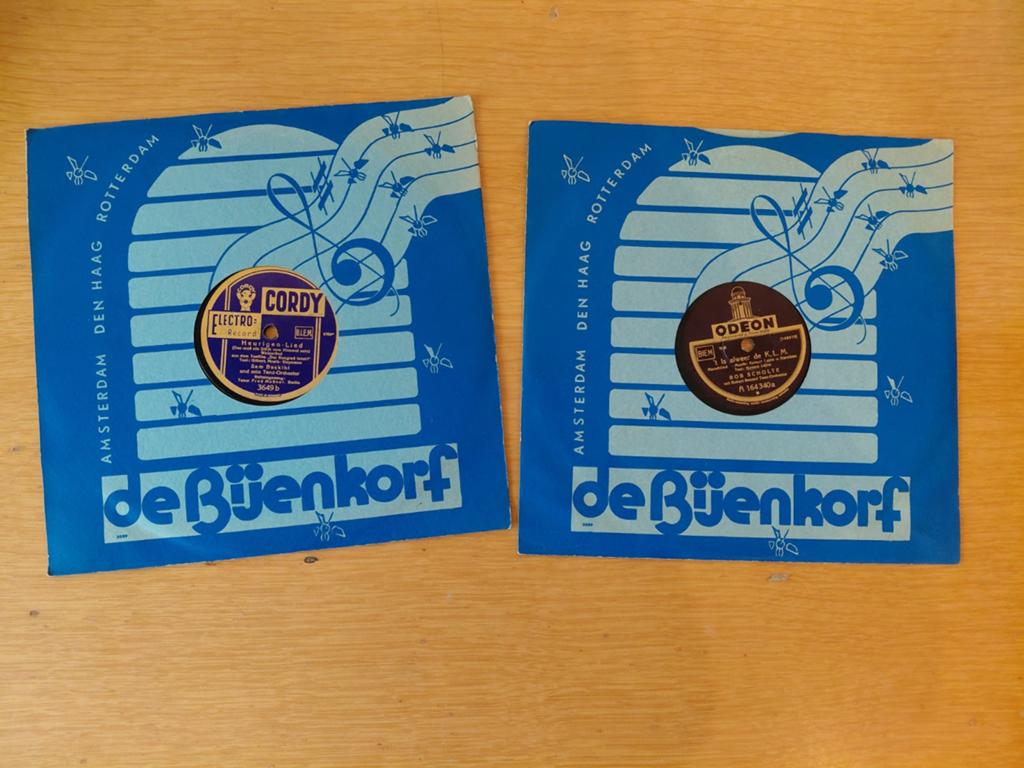 De bijenkorf 78 toeren vinyl lp Odeon Cordy, Ophalen of Verzenden, Voor 1960, Gebruikt, Overige formaten