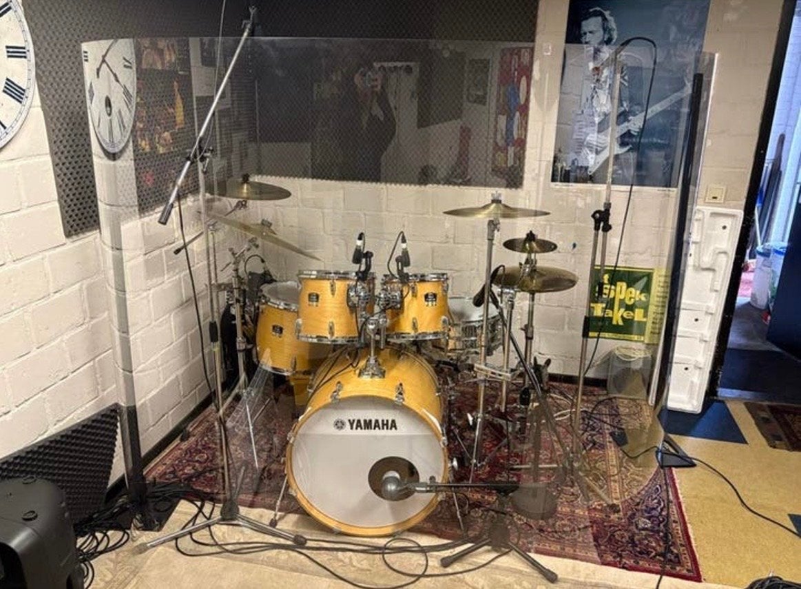 Dutch Drums Geluidsscherm / Drumshield/ Drumscherm, Muziek en Instrumenten, Ophalen, Zo goed als nieuw, Overige merken