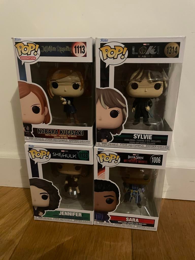 4 Funko Pops - Nieuwstaat, Ongeopend, Verzamelen, Ophalen of Verzenden, Zo goed als nieuw