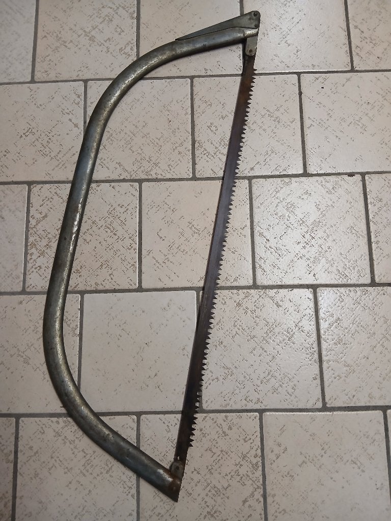 Beugel zaag goed scherp, 85cm, ivm opruiming nu te koop, Ophalen, Gebruikt, Zaag