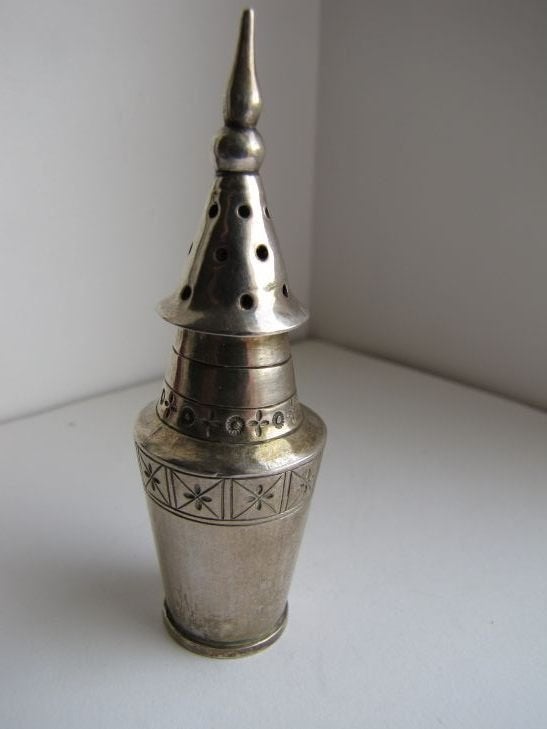 Zout strooier, Verzenden, Zilver