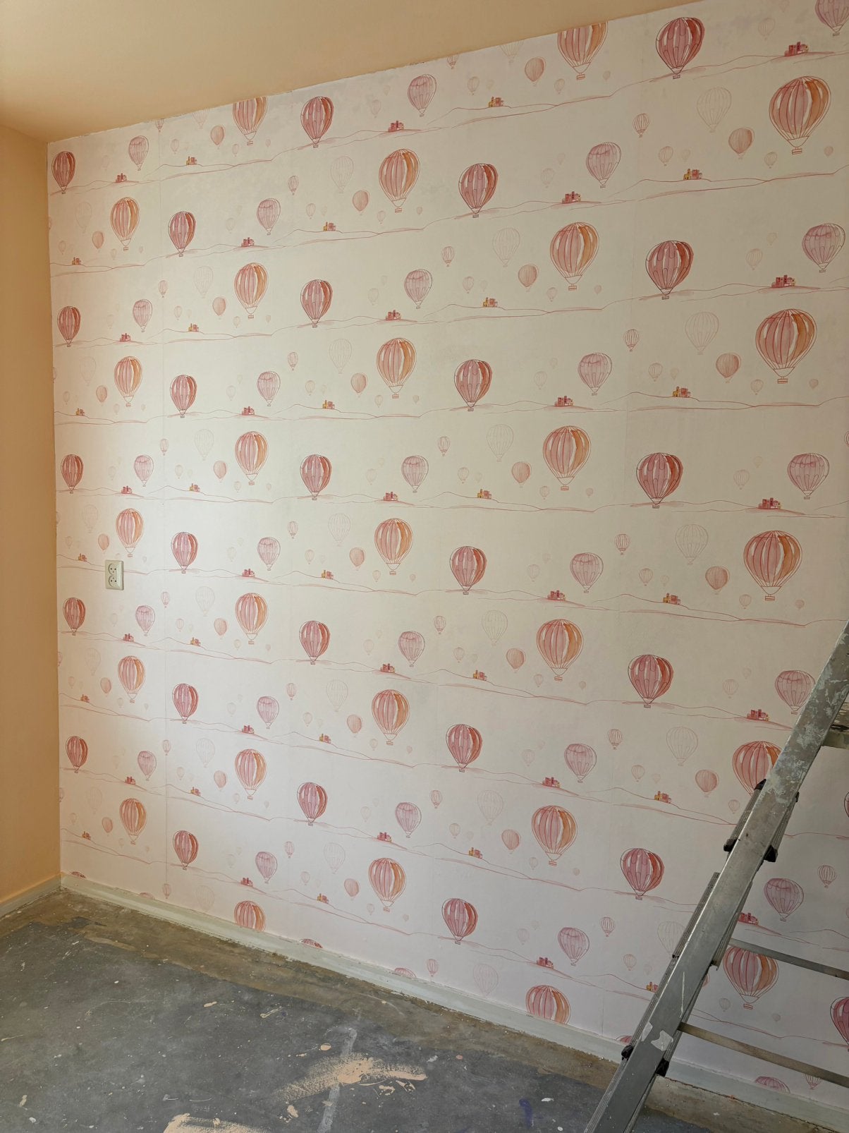 Romantic Flight behang - Kidsbarn, Huis en Inrichting, Stoffering | Behang, Verzenden, Oranje