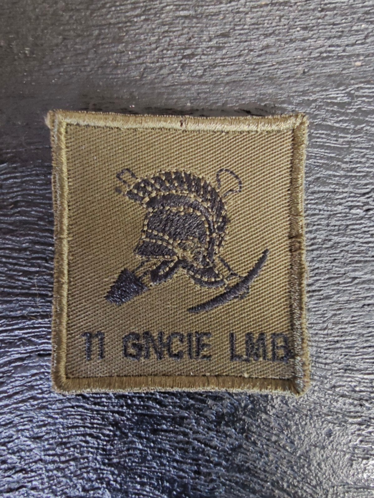 Borstembleem 11 Geniecompagnie (11 GNCIE) 11 Luchtmobiele Br, Ophalen of Verzenden, Landmacht, Nederland, Embleem of Badge