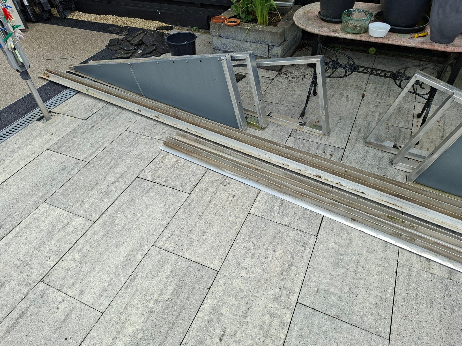 zonnepaneel draag systeem, Doe-het-zelf en Verbouw, Metalen, Ophalen of Verzenden