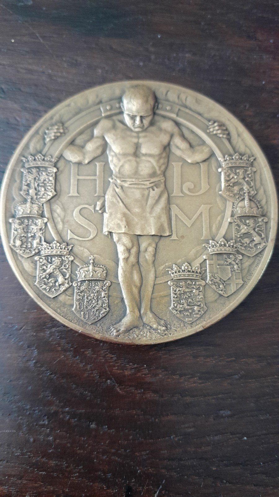 Historische Medaille: 75 Jaar Hollandsche IJzeren Spoorweg, Ophalen of Verzenden