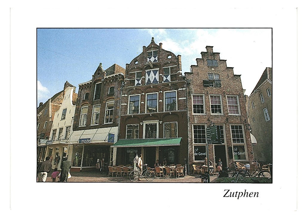 37563 Zutphen Nette oude kaart Onbeschreven, Ophalen of Verzenden, 1960 tot 1980, Ongelopen, Gelderland