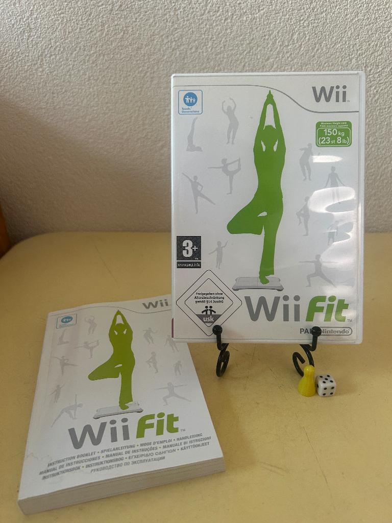 Wii Fit-game voor de Nintendo Wii, inclusief de handleiding, 1 speler, Ophalen of Verzenden, Zo goed als nieuw, Vanaf 3 jaar