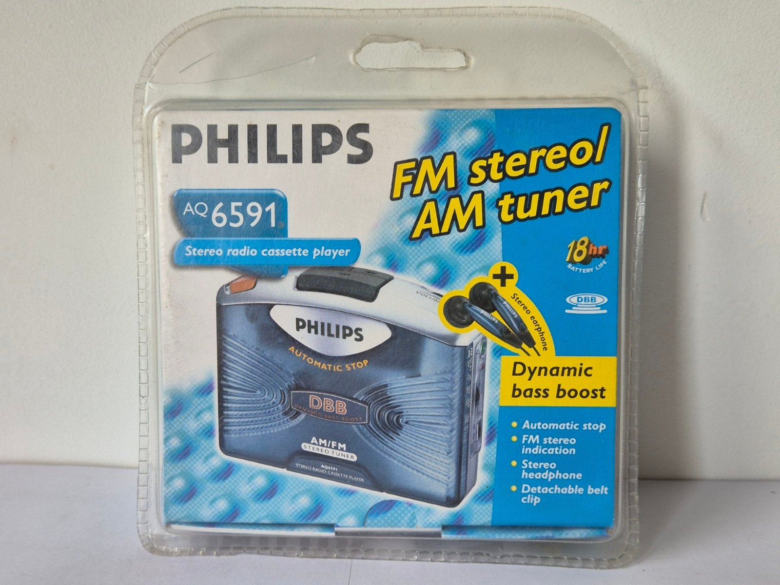 Philips AQ6591 Stereo Radio Cassette Speler - New Old Stock!, Ophalen of Verzenden, Walkman