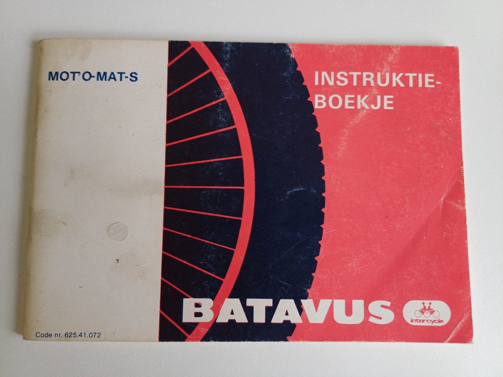 Batavus Moto-Mat-S Instructieboekje met Garantiebewijs, Ophalen of Verzenden, Gebruikt, Overige typen, Batavus