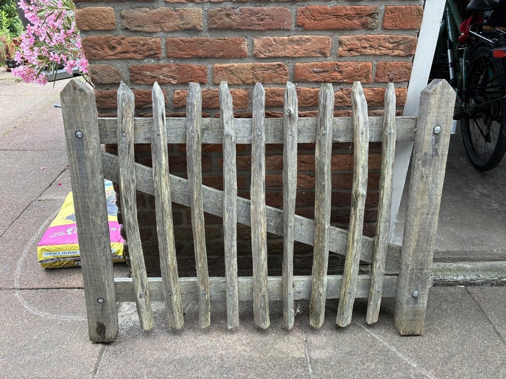 tuinhekje met scharnieren, Tuin en Terras, Ophalen, Gebruikt, Hout, Tuinhek