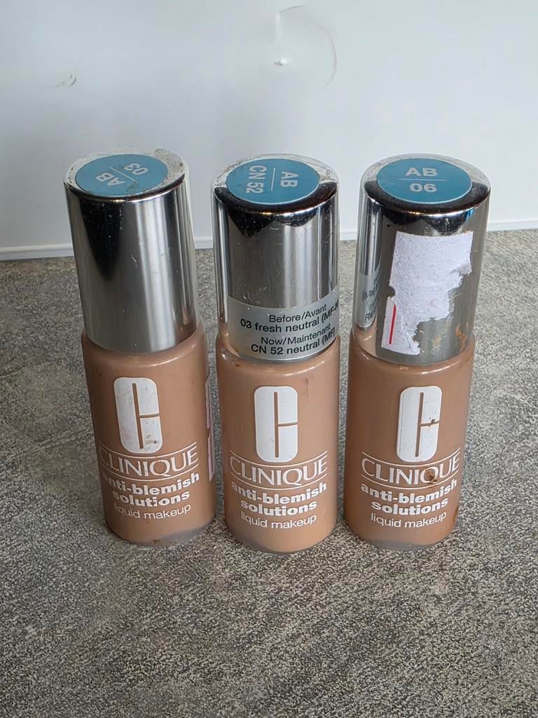 Clinique Anti-Blemish Solutions Liquid Makeup, Gebruikt, Gehele gezicht, Beige, Onbekend
