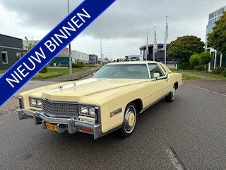 Cadillac Eldorado BIARRITZ COUPE AIRCO NIEUWSTAAT!, Beige, 181 pk, Lederen bekleding, Bedrijf
