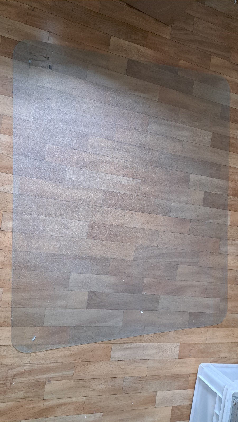 Vloerbeschermer ikea kolon - onderlegger voor bureaustoel, Ophalen, Gebruikt, Zwart
