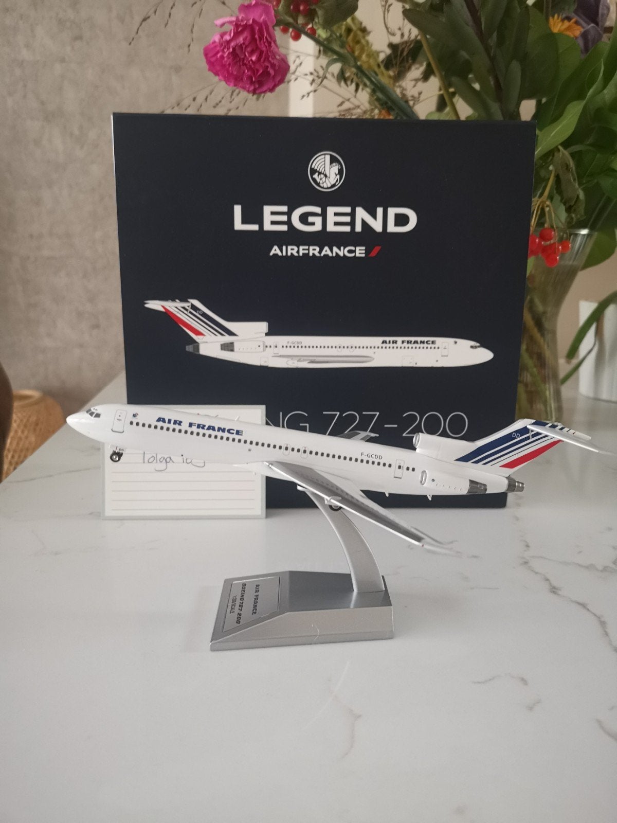 Air France B727-200 Inflight200 1:200 56268 F-GCDD, Overige merken, 1:200 of kleiner, Nieuw, Ophalen of Verzenden