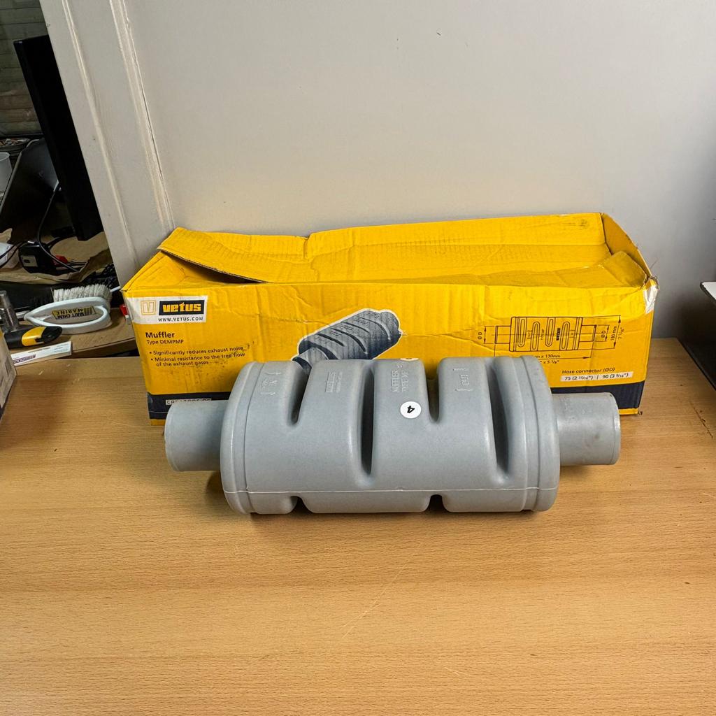 Vetus MP Muffler - Uitlaatdemper voor boten, Ophalen of Verzenden, Zo goed als nieuw, Motor en Techniek