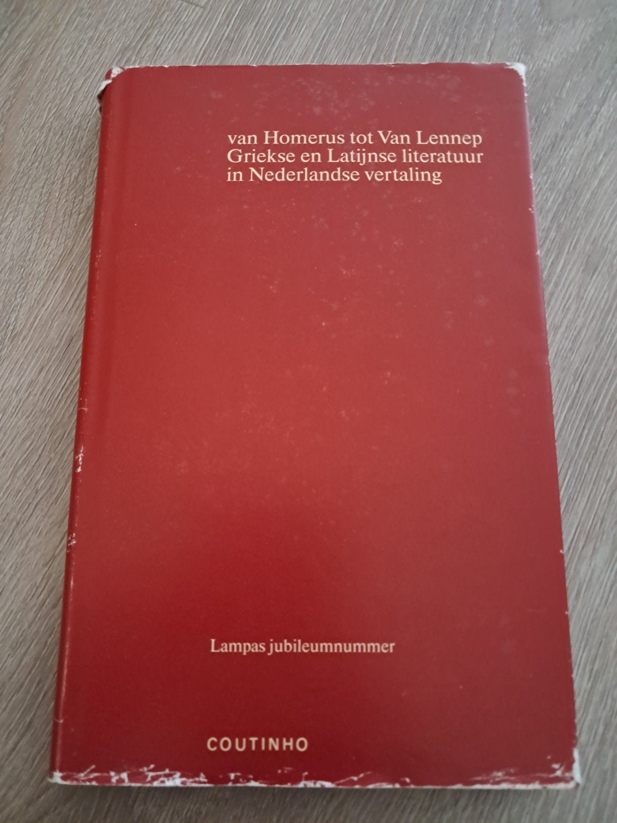 K9 Van Homerus tot Van Lennep - Griekse en Latijnse literatu, Ophalen of Verzenden, Gelezen, Onbekend, Nederland