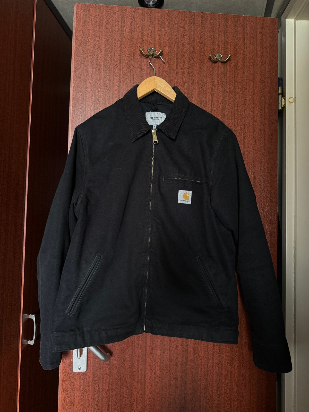 Carhartt WIP Detroit Jacket Zwart - Maat М, Ophalen of Verzenden, Gedragen, Maat 48/50 (M), Zwart