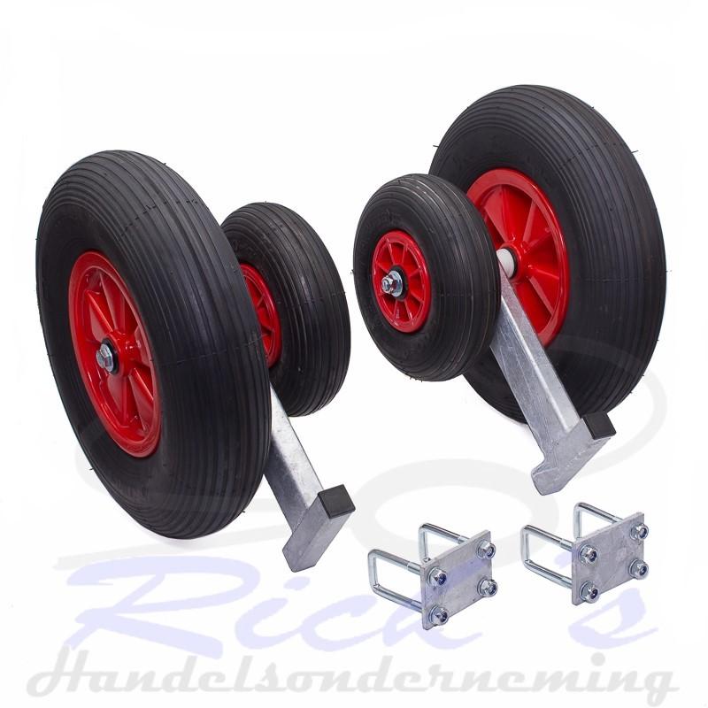 Centreerset / boeggeleider dubbele band 400/480-8 / 3.00-4, Info@rickshandel.nl, Overige typen, Nieuw, Ricks Handelsonderneming