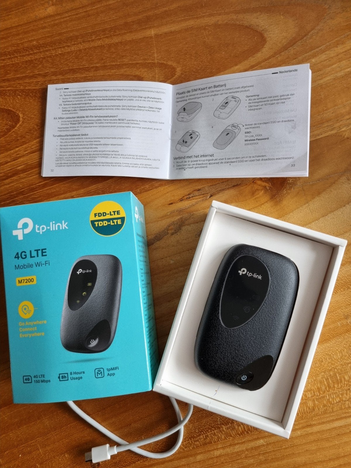 TP-Link M7200, Computers en Software, Routers en Modems, Ophalen of Verzenden, Zo goed als nieuw, TP-Link