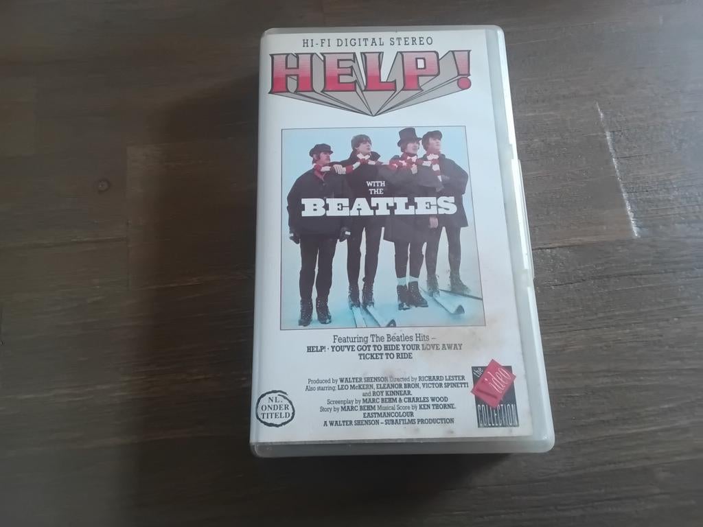 Help with The Beatles Video VHS Band, Cd's en Dvd's, VHS | Documentaire, Tv en Muziek, Alle leeftijden, Ophalen of Verzenden, Gebruikt
