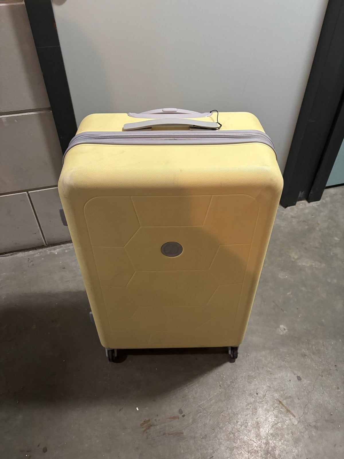 Grote Gele Suitsuit koffer - goede staat, Ophalen, 30 cm of meer, Geel, Zo goed als nieuw