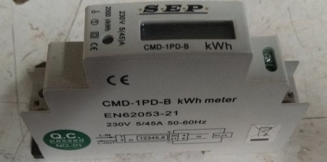 SEP CMD-1pd-8 kwh meter, Ophalen of Verzenden, Nieuw